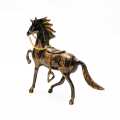Brass Horse/Pakistani Handmade/Handcrafted Brass Horse Statues/Best For Homedecor/Best For Office Desk/Best Gift Item (Size: 8 inch). 