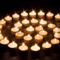 20-Pack White Tea Light Candles Room and Party Decoration, Floating Candles for Birthdays and Anniversaries. 