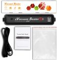 Food Vacuum Sealer Machine, Automatic Mini Portable Vacuum Sealer Home Vacuum Air Sealing System for Food Meat, Meal Preservation/Starter Kit. 