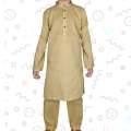 Golden Beige Boy's Kurta Pajama RJ-KIDS210. 