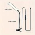 1pc Flexible LED Desk Lamp - Swing Arm Table Light with Clamp, Eye-Caring Gooseneck Task Light, USB Power Cord with Switch, Adjustable Brightness, Energy-Efficient, Space-Saving Design for Home Office - Eid Al-Adha Mubarak Gift Idea. 