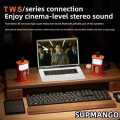 Like New Speakers - K08 Portable Transparent Bluetooth Speaker - Orange. 