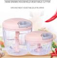 Manual Food Chopper Machine 3 Blades for Meat & Vegetables -speedy chopper manual hand push - Hand-Pull String Chopper, Large & Small Anex, Westpoint, Kenwood Chopper, Mini Vegetable Cutter for Kitchen, Multipurpose Manual Chopper. 