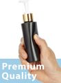 Pack of 6 Hair Oil Empty Pump Bottles 100ml Black Empty Plastic Pump Bottles / Empty Lotion Pump Bottle / Empty Shampoo Pump Bottles / Makeup Bottle Pump Spray Bottle for Hand Wash. 
