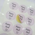 100pcs custom design/logo/wedding/label/personalized stickers of your own design in round shape. 