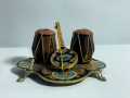 Handmade Brass Sangeet Set - Classical Music Lover's Decorative Piece | Brass Décor | Handicraft Decoration | Brass Decoration Pieces. 