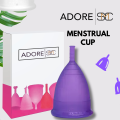 Pack of 3 Menstrual Cups, Period Cups + Box + Manual + Fabric Bags. 