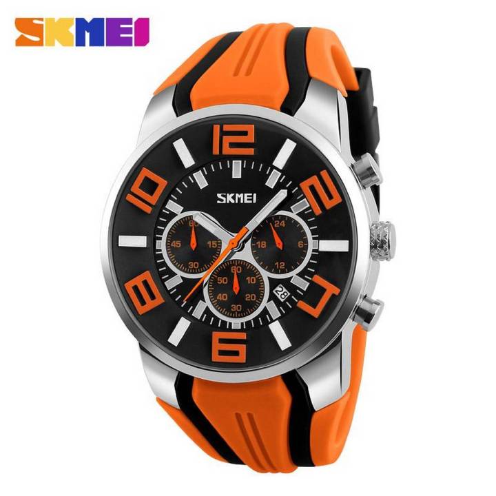 SKMEI Sports Fashion Casual Big Dial Chronograph Waterproof Watch For Men 9128
