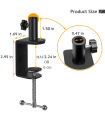 Alogy Table Clamp Scissor Arm stand Clamp Arm Stand Mount Desk Anti Slip Tools Hardware Metal Swing Arm Fixed Base Multi Purpose Table Clamp. 