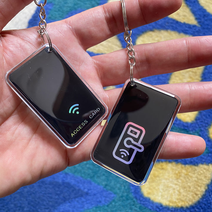 13.56MHz IC card M1 S50 Keyfobs Tags Access Control System Kit RFID Key Finder Card Token Attendance Keychain