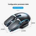 M215 Gaming Mouse Rechargeable Wireless Mouse 2400 DPI Ergonomic 6 Keys RGB LED Mouse For Laptop Computer. 