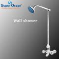 Bathroom Set Shower Set Wall Mounted Complete Bathroom Fitting 100% Brass Chrome Super Ocean Sanitary fittings Prime Set. 