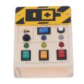 LED Light Switch Toy, Lightweight Color Recognition Light Up Sensory Board Educational Interesting for Boys for Home. 