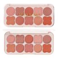 Miss Rose 10 Color Makeup Blush Palette. 