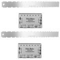 2X Guitar Neck Notched Straight Edge Luthiers Tool for Gibson 24.75 Inch and Fender 25.5 Inch Electric Guitars. 