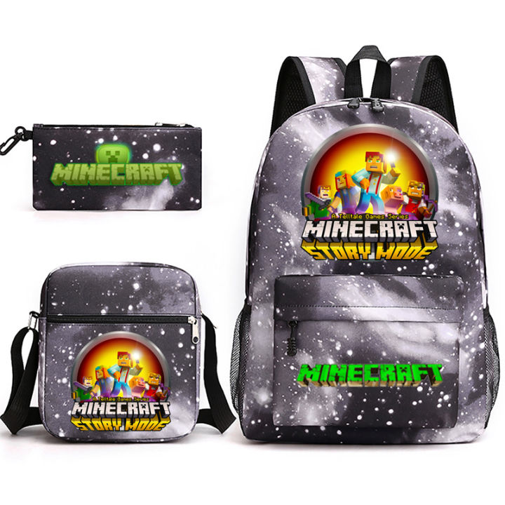 2022%20Top%20Games:%20Minecraft,%20Creeper,%20Backpack,%20Pencil%20Case,%20Shoulder%20Bag,%20Three-Piece%20School%20Bag%20-%20Image%206