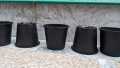 Plastic Pots 12inch for Plants and Flowers - Pack of 2,4,6,8,10,12. 