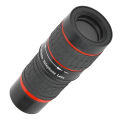 20X Long Focus Zoom Telephoto Lens with Clip for Smart Phone PC Black. 