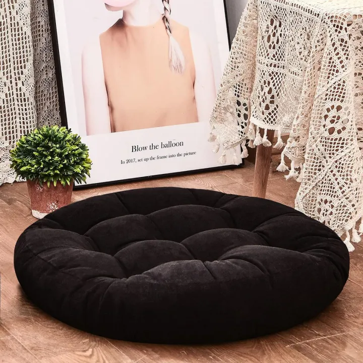 Velvet%20Floor%20Cushions%20Cushion%20Room%20Decoration%20Items%20Sitting%20Round%20Floor%20Cushion_Ball%20Fiber%20Filled%20Round%20Floor%20Cushions_1%20Pair=2pcs%20-%20Image%205