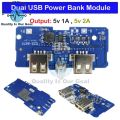 Dual USB 5V 2A Power Bank Kit Charging Module For 18650 Battery In Pakistan. 