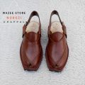 Norozi Chappal Premium Leather Hand Made peshawari shoes. 