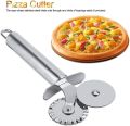 Pizza Wheel, Pizza Cutter Stainless Steel Double Roller Pizza Knife Cutter Double Roller Stainless Steel Pizza Cutter Utensils Pizza Tools Cake Tools Pizza Slicer Peel. 