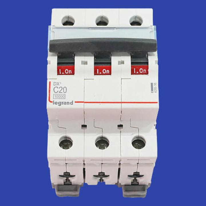 Three Pole Circuit Breaker Legrand 6, 10, 16, 20, 25, 32, 40, 63, Amp