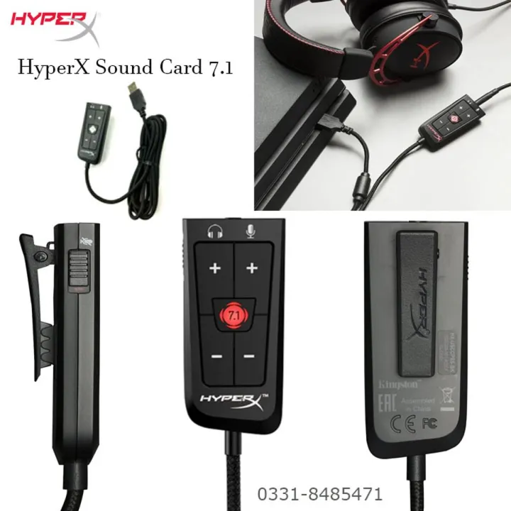 HyperX%20Cloud%202%20USB%207.1%20Virtual%20Surround%20Sound%20Card%20Cloud%20II%20HyperX%20Cloud%20II%20USB%20Sound%20Card%207.1%20Surround%20Sound%20PC/PS4/XBOX%20AMP%20WITHOUT%20BOX%20HyperX%20Cloud%20II%20Gaming%20Headset,%207.1%20Surround%20Sound%20Headphones%20USB%20Sound%20Card%20NEW%20Kingston%20HyperX%20Cloud%20II%20DSP%20USB%20-%20Image%202