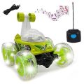 Rechargable Remote Control 360 Degree Twisting Stunt Car with Music & Lights and Charger for Kids - M10900. 