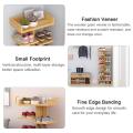 Wood Shoe Rack - 6 Tier Simple Modern Entryway Shoe Storage Tower Rack -  Shoe Stackable Shelf Shoe Rack - Organizer Easy to Standing for Home Entryway Hallway. 