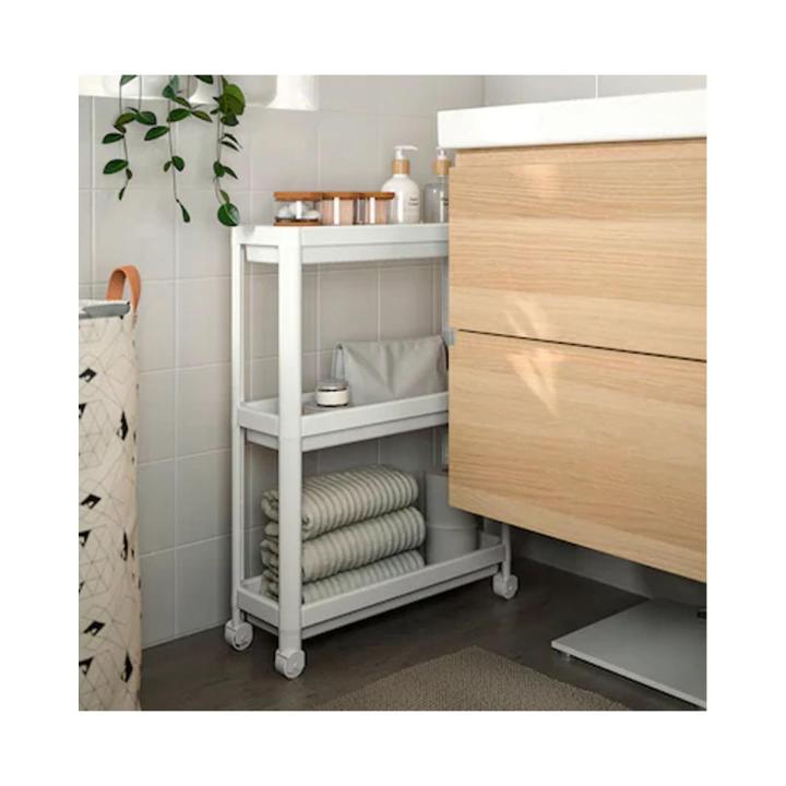 IKEA Trolley, White / Black