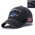 【HOT】 2022 New High Quality Wash Cotton America Flag Shark Men's Baseball Cap Women Snapback Hats For Men Bone Hip Hop Dad Hat Gorras. 