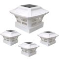 NCANRUI Solar Post Cap Lights Outdoor Post Solar Lights LED Bulb Fence Post Lights for 4X4 Inch Wooden Posts Warm White. 