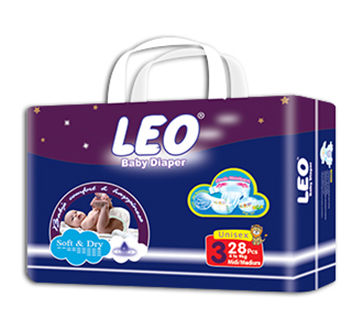 LEO Baby Diaper Regular Pack Medium 28PCS