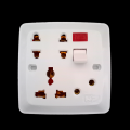 7in1 Universal Multi-functional Multi Plug Wall Power Socket China Fitting Sheet China Switch Light Plug Board. 