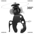 Quick Release Screw Clamp Bracket Bike Handlebar Mount 1/4 Tripod Camera. 