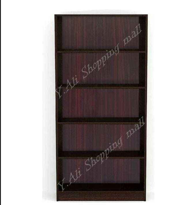 Almari Rack 4x2 feet Large Wooden multi Purpose storage rack - Brown Shoe rack Book ...
