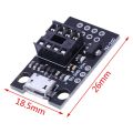 1pcs Development Programmer Board for Attiny13A & 1pcs Attiny85 Board Development Board Usb for Arduino Digispark - black. 