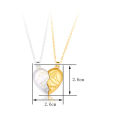 Necklace For Women Couple Matching Jewelry Accessories Anniversary Gift Creative Heart Pendant Couple Necklace Wedding Magnetic. 