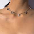 5 butterfly necklace for girls - five butterflies. 