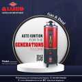 ALLIED - Electric+Gas Water Heater - Storage Tank 15 Gallon - Heavy Gauged Galvanized Tank. 