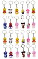 1 x Disney Rubber Keychain PVC  keychains for women Multi-colored Funko Pop! Keychain Mickey Mouse and other classic Disney characters as Pops. 