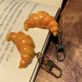 Simulation Food Toy Model Pendant Keyring Personalized Croissant Package DIANGUI. 