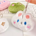 Cute Animal Keychains Plush Rabbit Frog Cat Doll Keychains For Car Keys Accessories Kawaii Small Bear Plush Keychain On Backpack Mzea. 