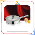 Alpha Stainless Steel Fry Pan durable stainless steel double bottom encapsulated Frying Pan best for egg cooking. 