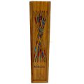 Mikando Wooden Sticks With Box - 7 Inch Height - Pack Of 31. 