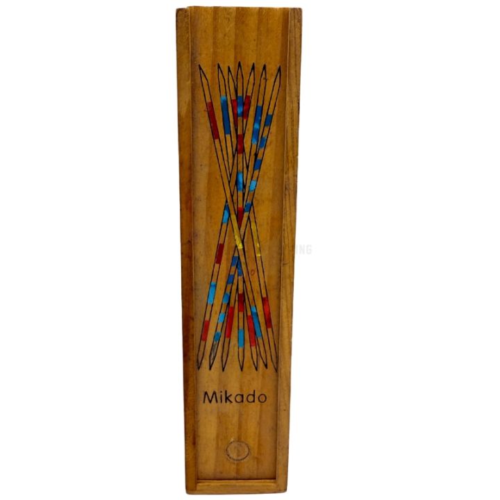 Mikando Wooden Sticks With Box - 7 Inch Height - Pack Of 31