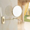 Makeup Mirror Wall Mounted Makeup Mirror Wall Mounted Makeup Mirrors Wall Mounted Gold Magnifying Sturdy Double Sided Adjustable Cosmetic Shaving Makeup Extendable Swivel (Color : 5X|6inch). 