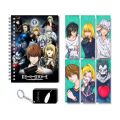 Death Note Deal (8 in 1) Notebook, Bookmarks and Keychain For Anime Fans at CustomizeGiftsPK. 
