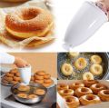 Techmanistan Easy Fast Portable Donut Maker, Plastic Donut Maker Donut Machine Mold, Doughnut Maker Dispenser. 